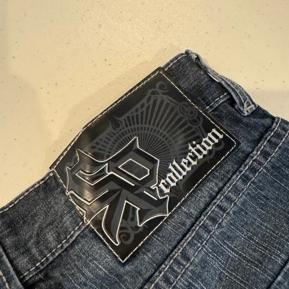 Y2K Southpole SP Collective Mens 30 Dark Wash Straight Leg Jeans Punk Grunge Vtg